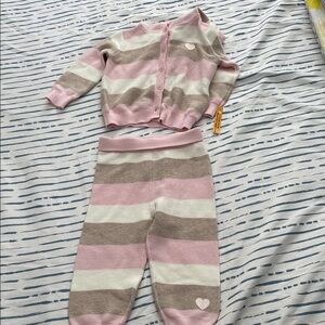 Guess Pink and Brown Kids Matching Set